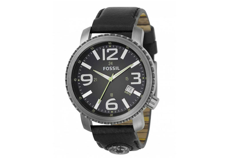 Fossil JR1138 watch strap Leather 24mm